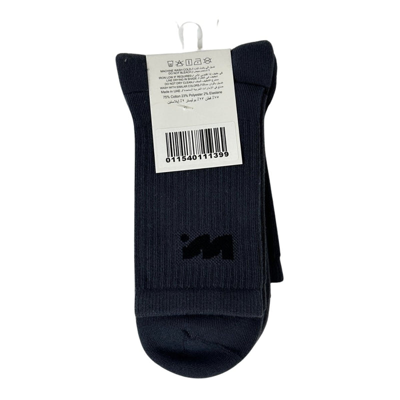 Giordano Wander Wonder Collection Longer Socks - 2 Pack, Cotton Polyester Elastane Blend - Premium Socks