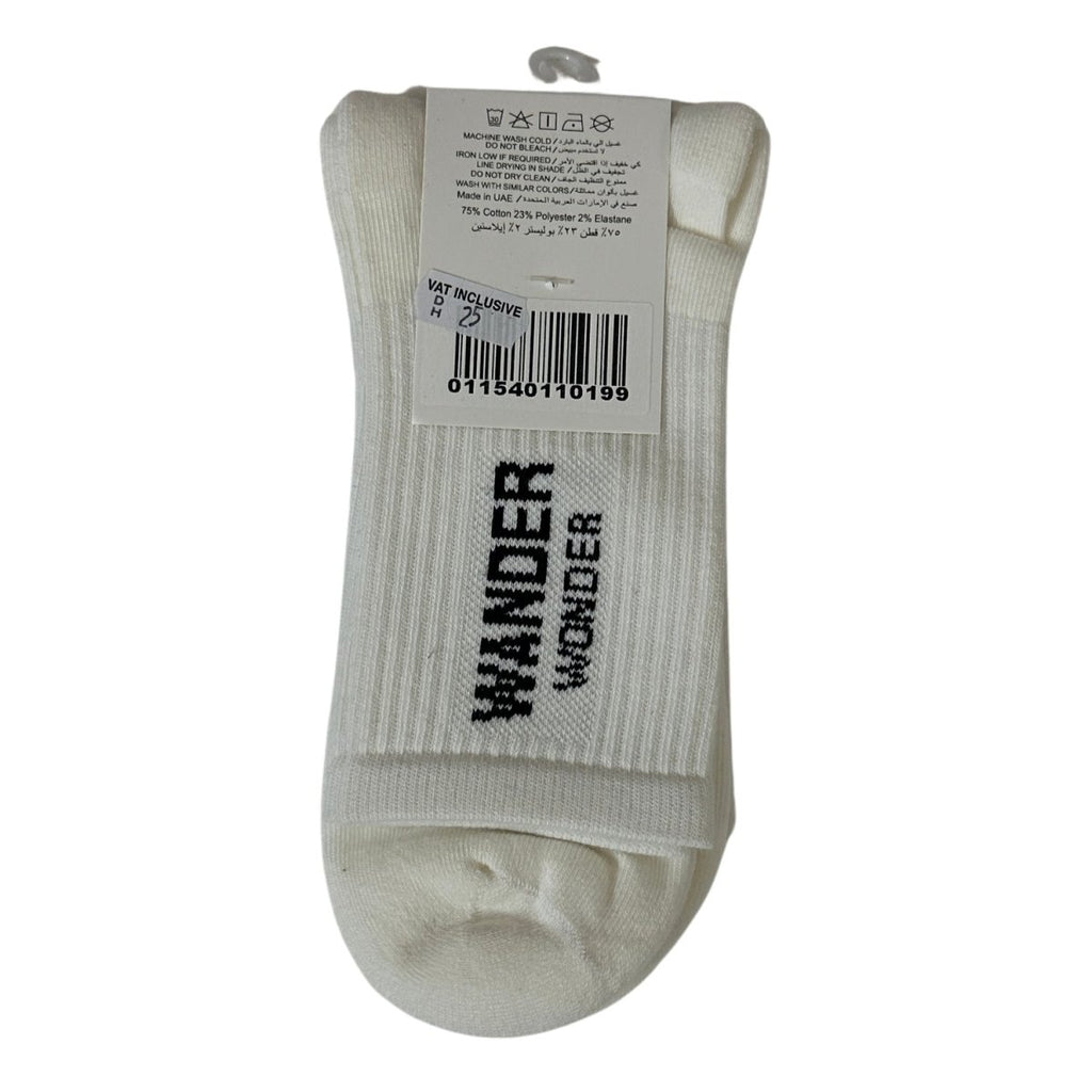 Giordano Wander Wonder Collection Longer Socks - 2 Pack, Cotton Polyester Elastane Blend - Premium Socks