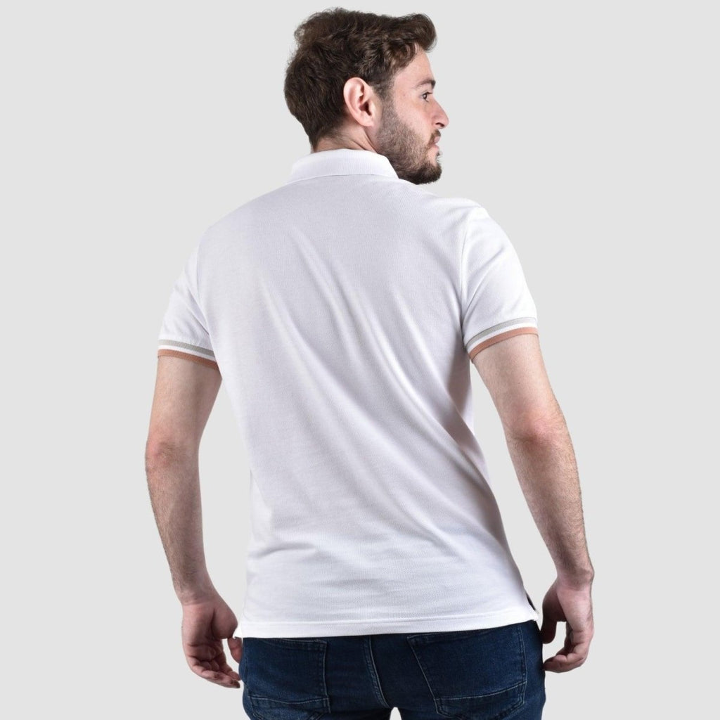 Giordano White Performance Polo Men UAE - Comfortable Fit S - Shop Giordano