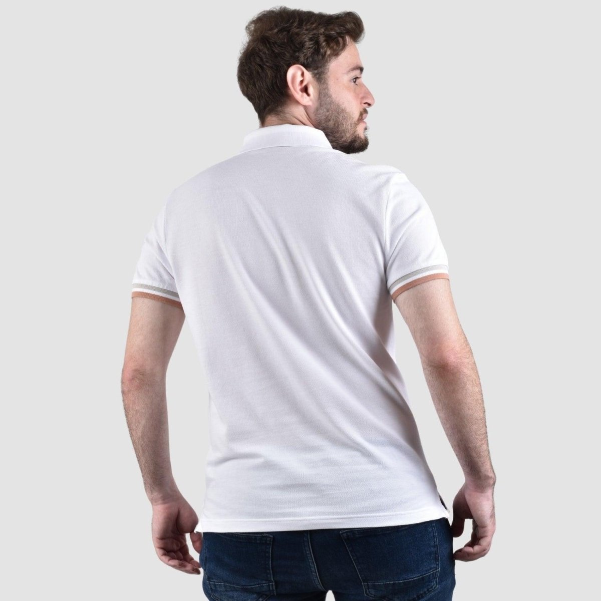 Giordano White Performance Polo Men UAE - Comfortable Fit - Giordano