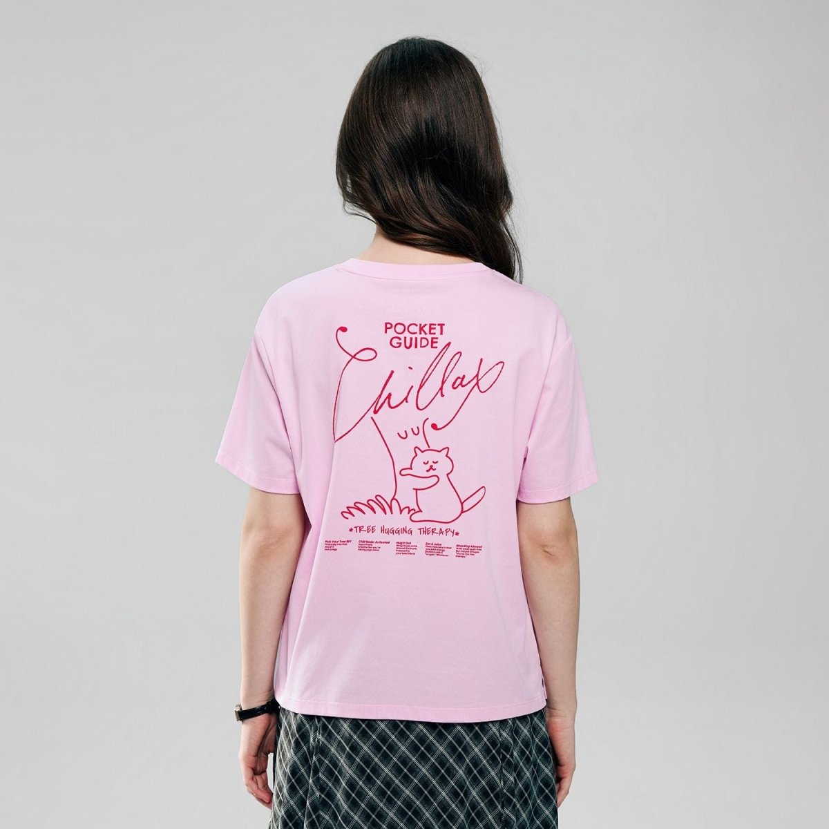 Giordano Women Boyfriend Cotton Graphic Crew Tee - Premium Print Tee