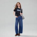 Giordano Women Boyfriend Cotton Graphic Tee - first_variant_option_2 Premium Print Tee for Giordano