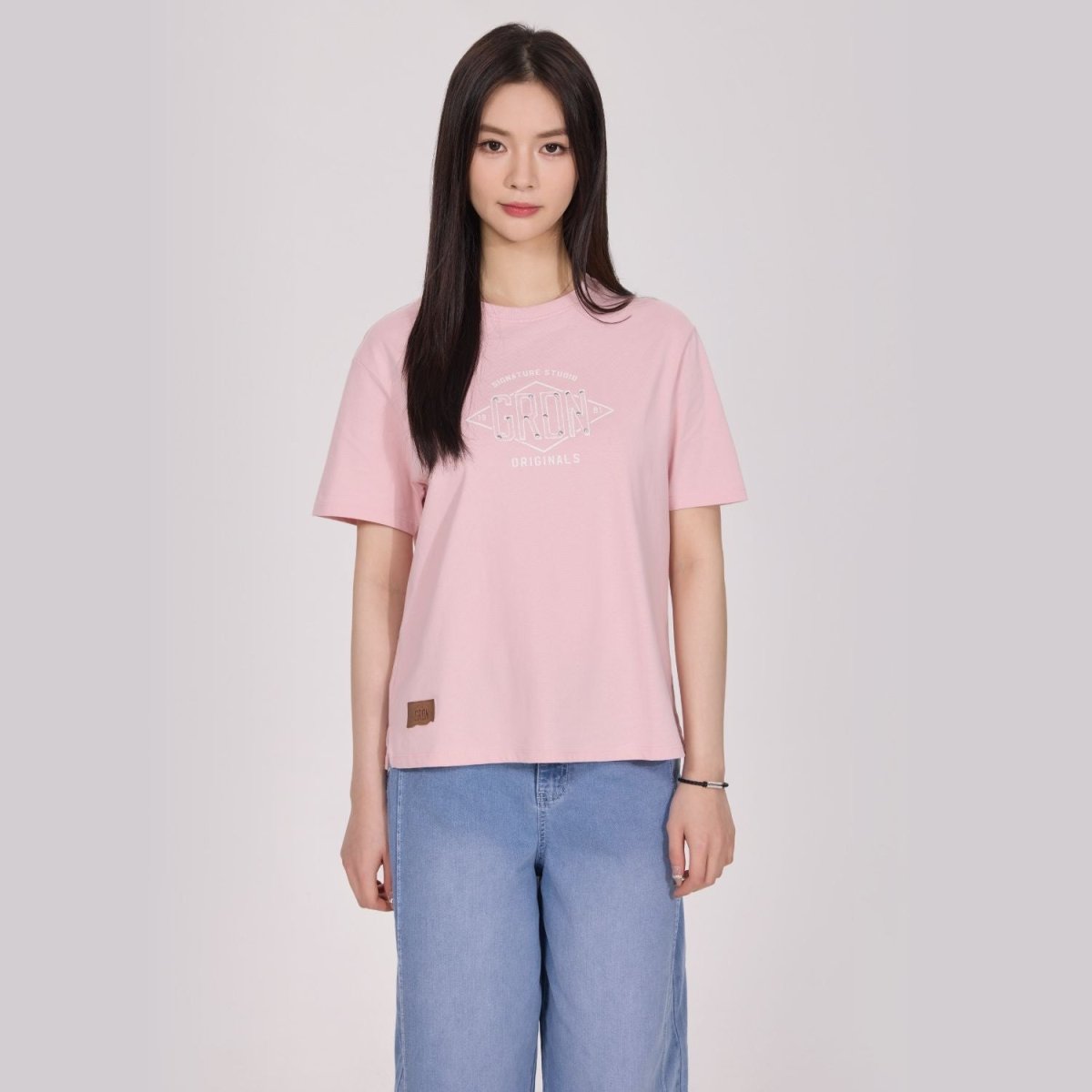 Giordano Women Boyfriend Cotton Graphic Tee - first_variant_option_2 Premium Print Tee for Giordano