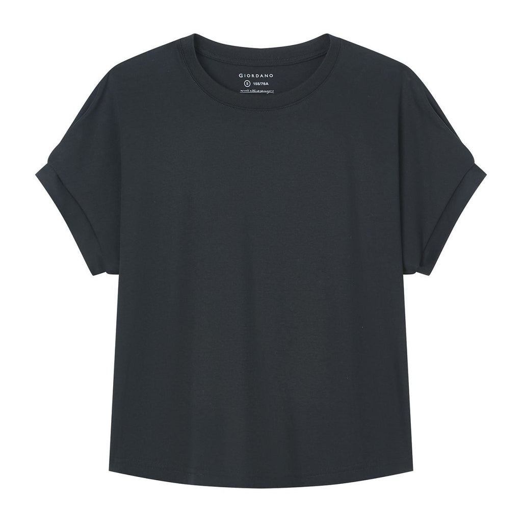 Giordano Women Boyfriend Interlock Liquid Tee - Premium Tee