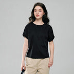Giordano Women Boyfriend Interlock Liquid Tee - Premium Tee