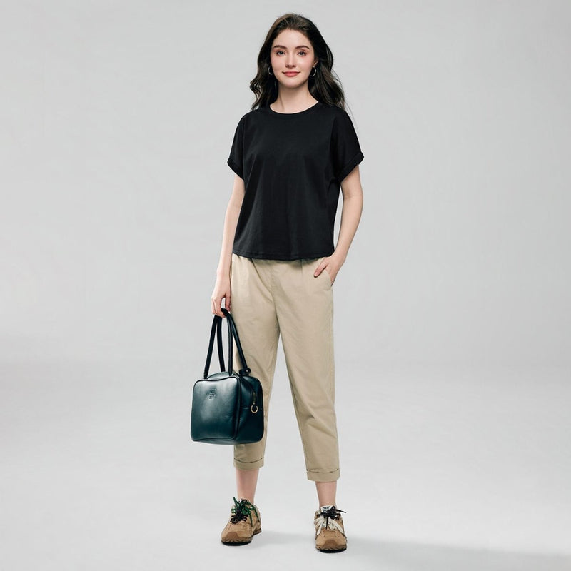 Giordano Women Boyfriend Interlock Liquid Tee - first_variant_option_2 Premium Tee for Giordano