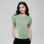 Giordano Women Boyfriend Interlock Liquid Tee - first_variant_option_2 Premium Tee for Giordano