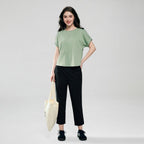 Giordano Women Boyfriend Interlock Liquid Tee - first_variant_option_2 Premium Tee for Giordano