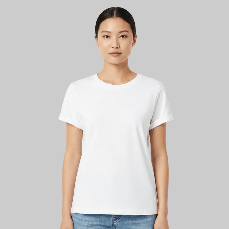 Giordano Women Boyfriend Interlock Liquid Tee - first_variant_option_2 Premium Tee for Giordano