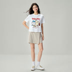 Giordano Women Chiikawa Cotton Graphic Tee - Premium Print Tee