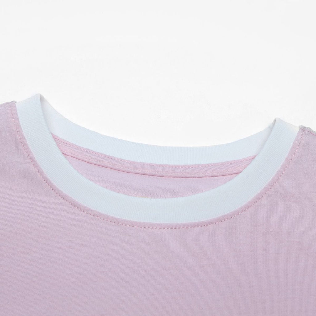 Giordano Women Comfort Cotton Graphic Crew Tee - Premium Print Tee