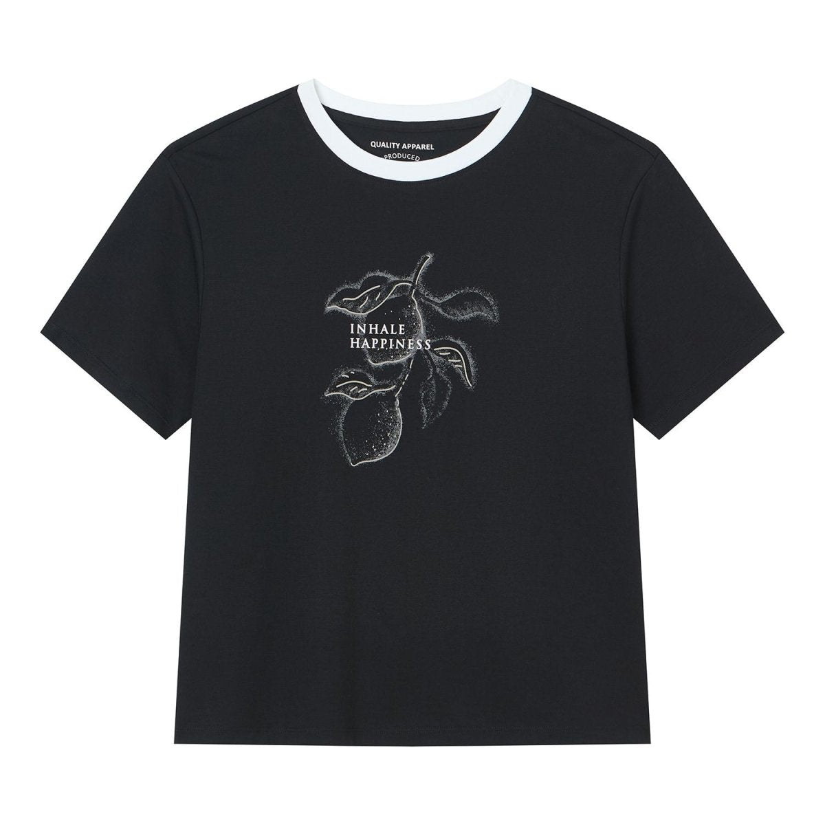 Giordano Women Cotton Graphic Crew Tee - Premium Print Tee