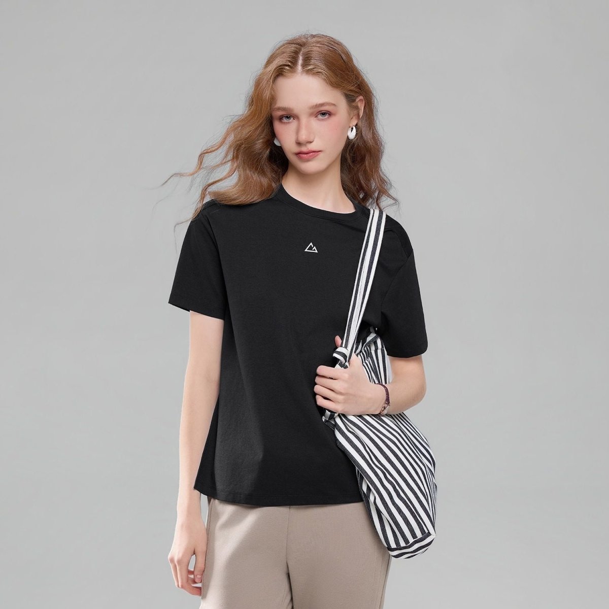 Giordano Women G-Motion Waffle Cotton Stretch Tee - Premium Tee