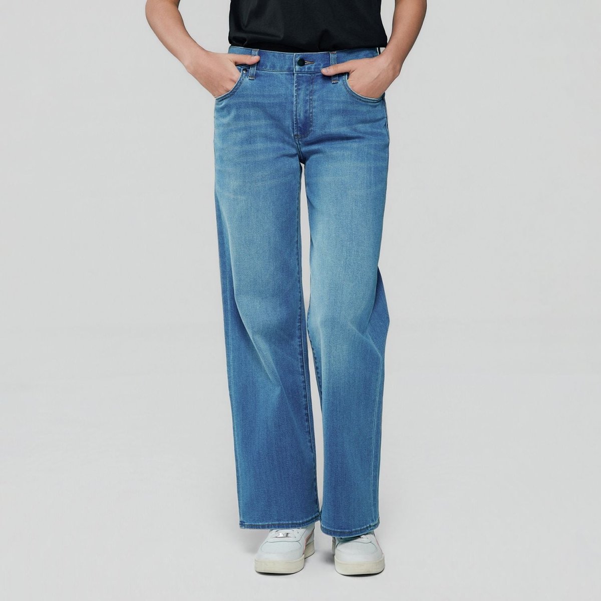 Giordano Women High Waist Loose Denim Jeans - Premium Jeans