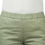 Giordano Women Linen-Cotton Tapered Pants - Elastic Waist, Mid-Rise Comfort - Premium Pants