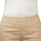 Giordano Women Linen-Cotton Tapered Pants - Elastic Waist, Mid-Rise Comfort - Premium Pants