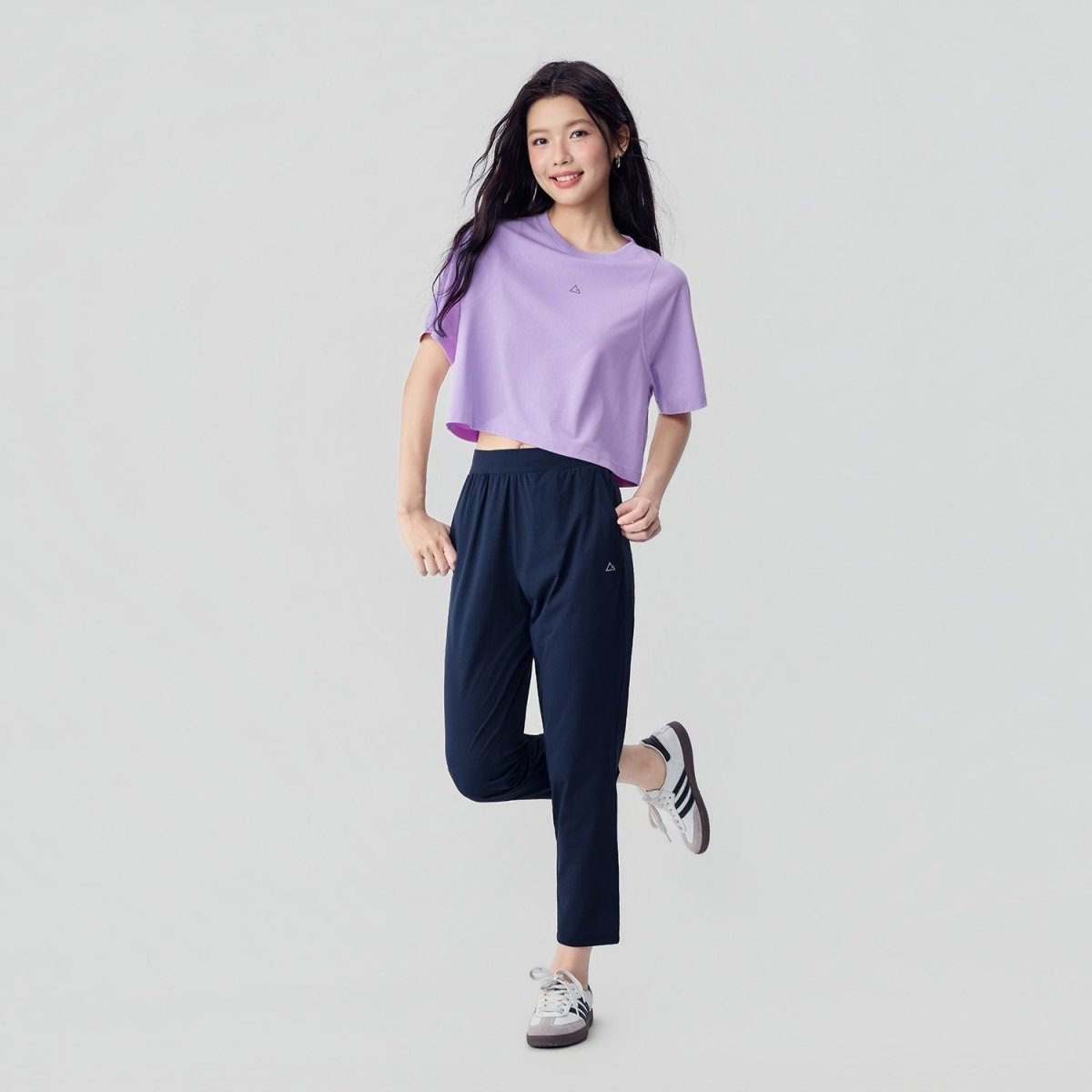 Giordano Women Loose G-Motion Rocket Dry 3/4 Tee - Premium Tee