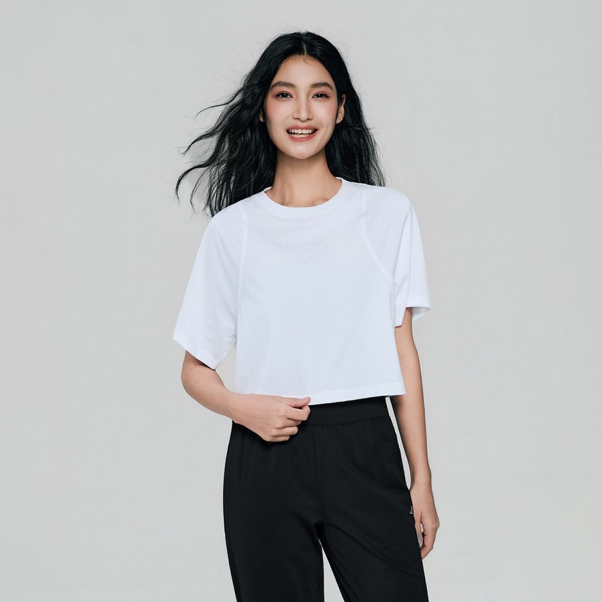 Giordano Women Loose G-Motion Rocket Dry 3/4 Tee - Premium Tee