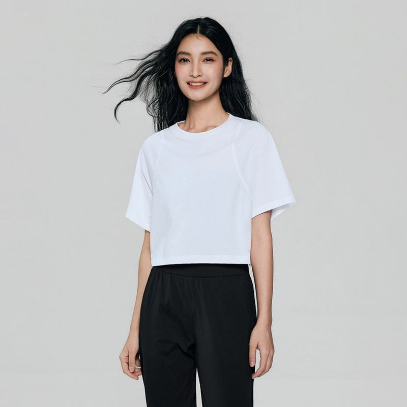 Giordano Women Loose G-Motion Rocket Dry 3/4 Tee - Premium Tee
