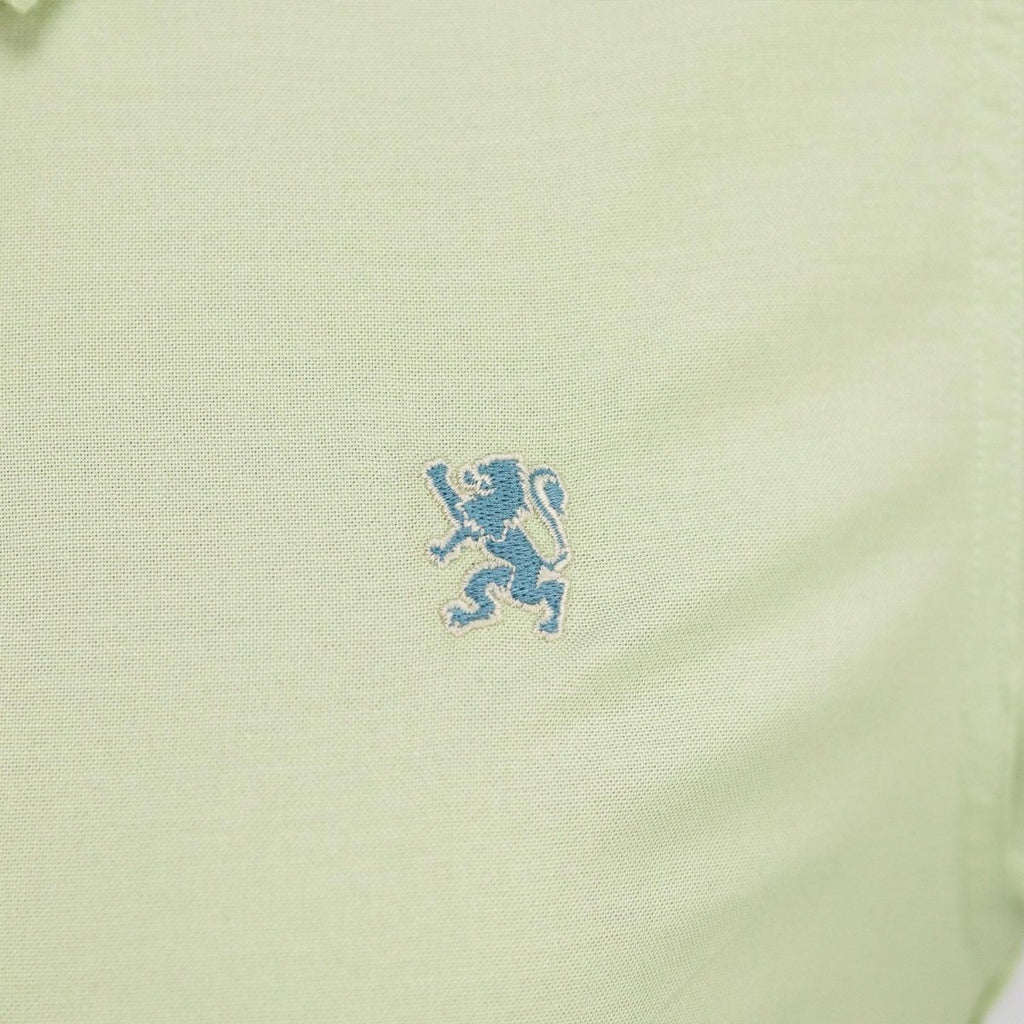 Giordano Women Oxford Shirt With Small Lion Embroidery - Premium Shirts