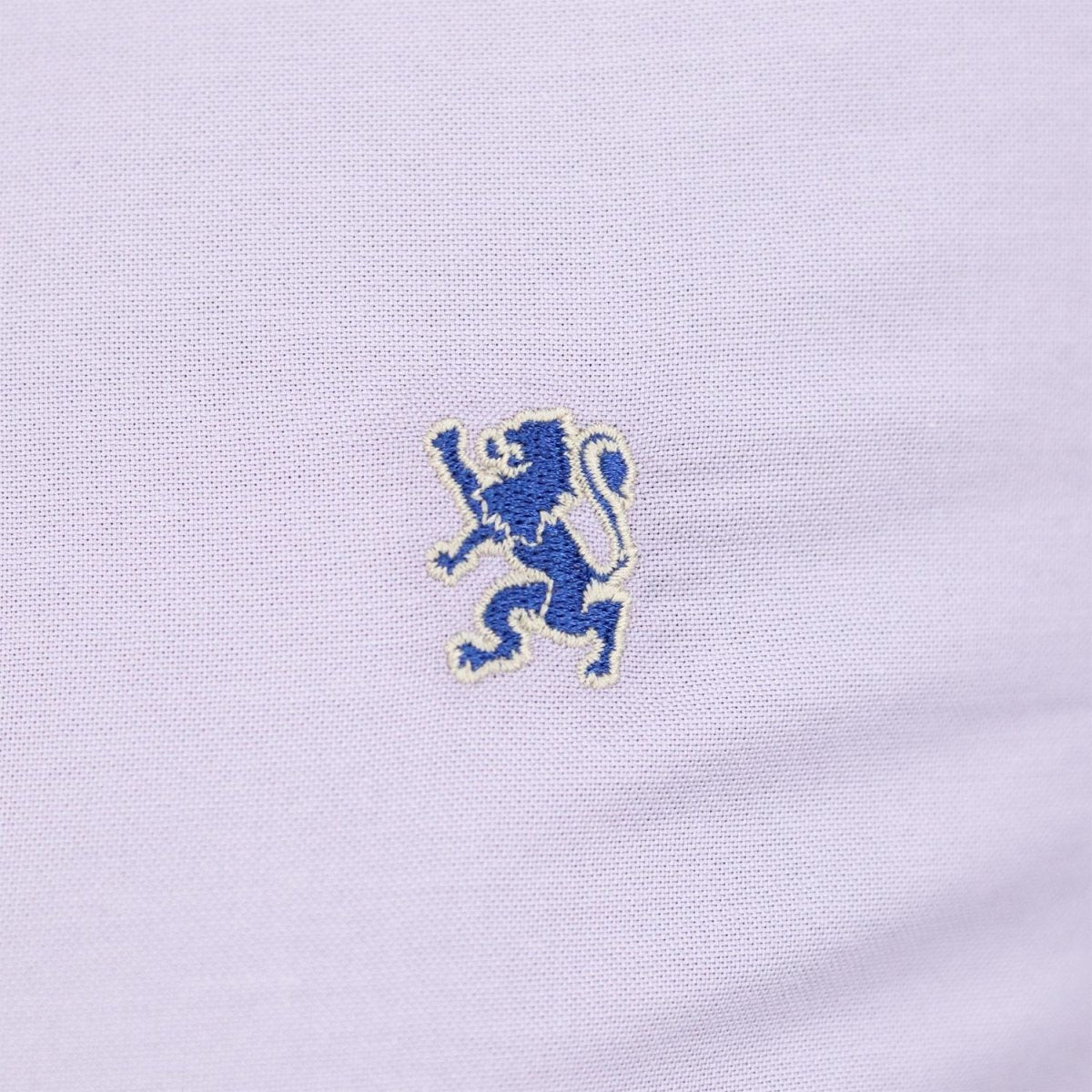 Giordano Women Oxford Shirt With Small Lion Embroidery - Premium Shirts