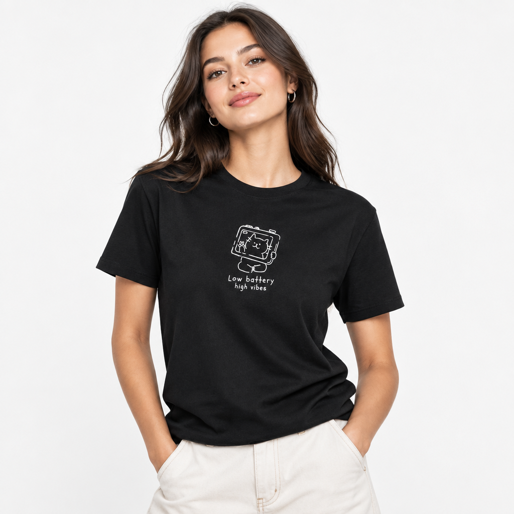 Women Regular Cotton Graphic Crew Tee