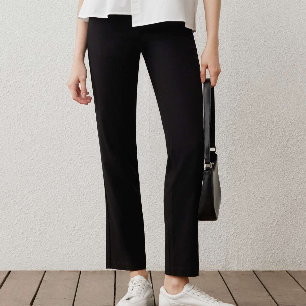 Giordano Women Waistband Slim Suit Pants - Premium Pants