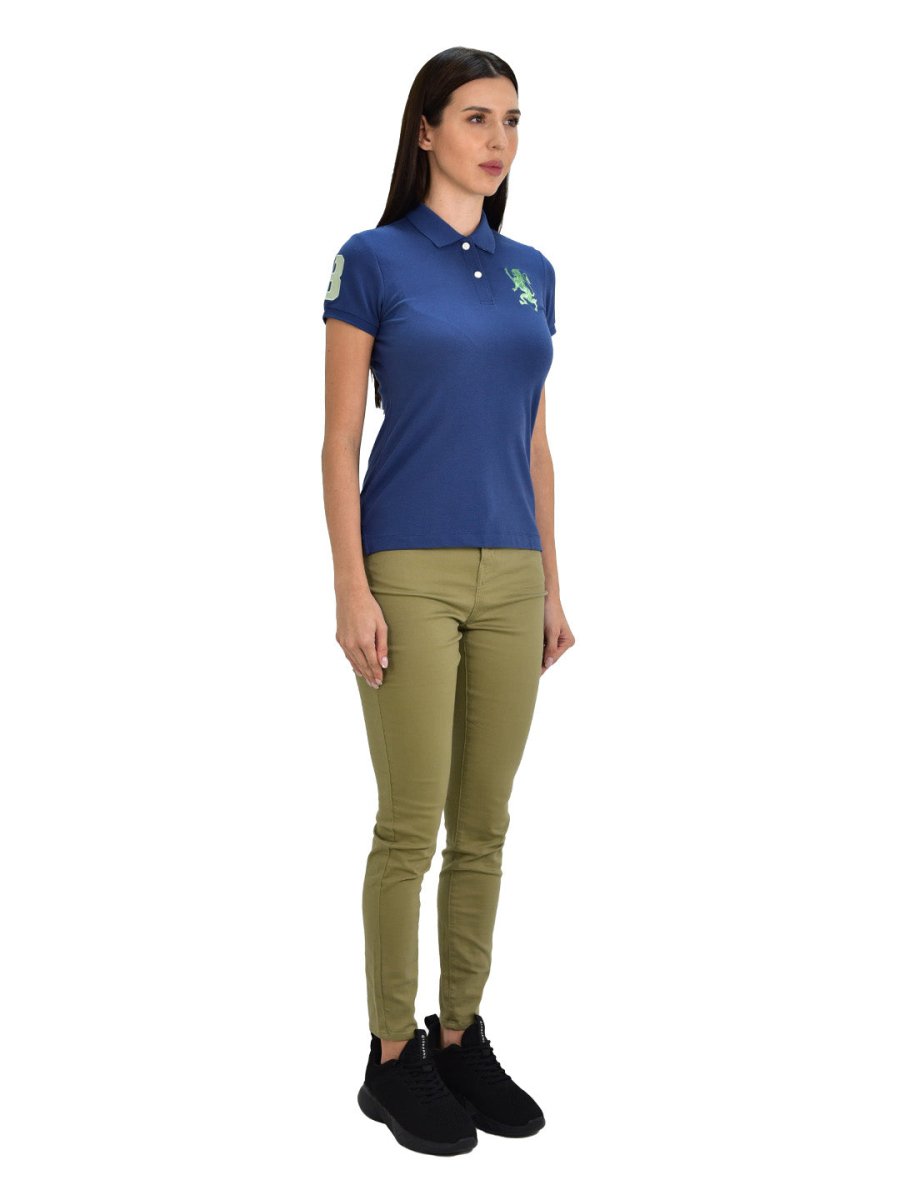 Giordano Women's 3D Lion Polo - Premium Polo