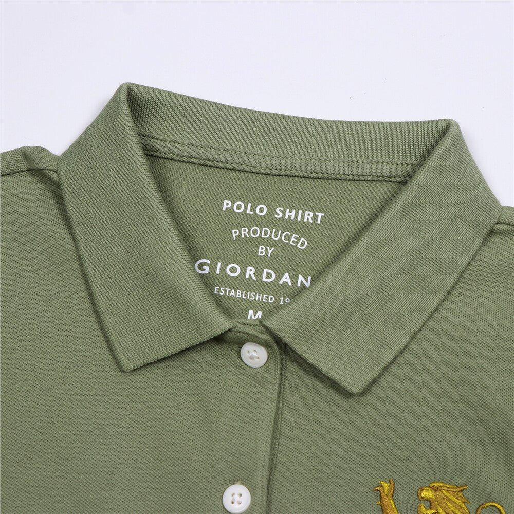 Giordano Women's 3D Lion Polo - Premium Polo