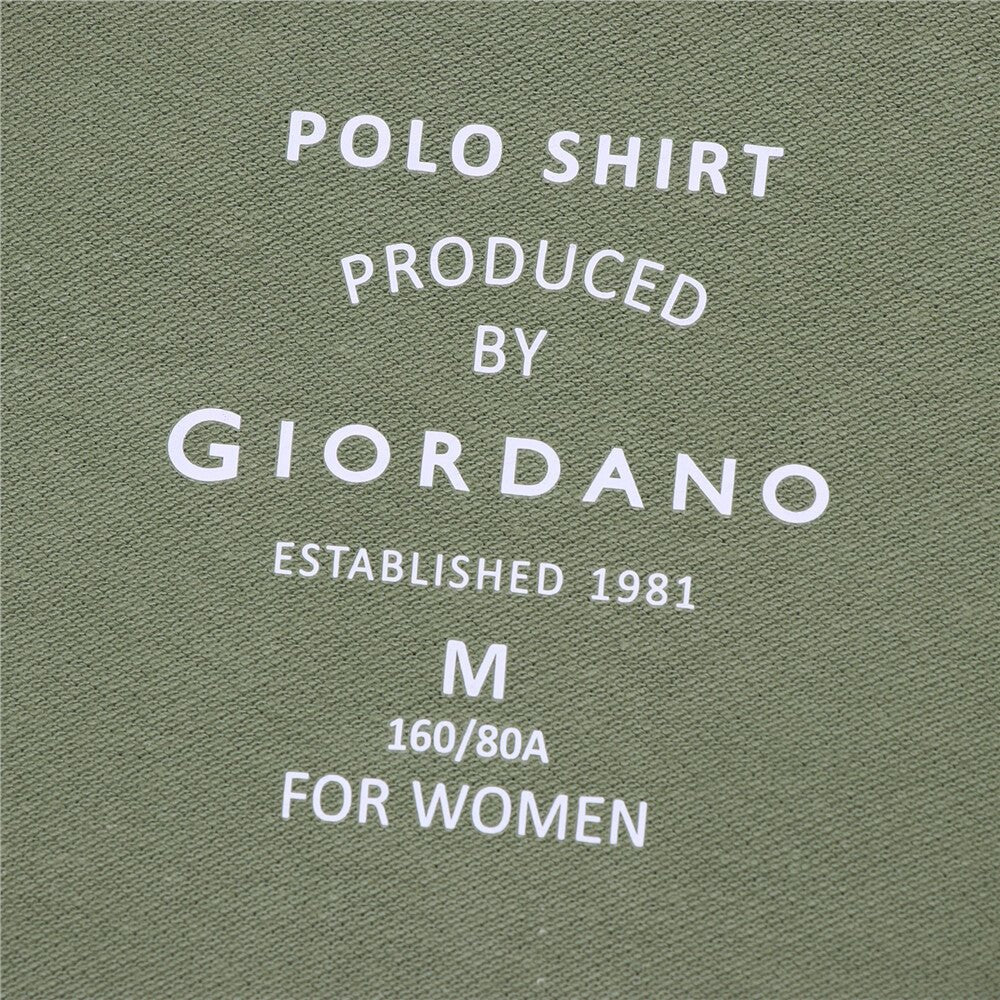 Giordano Women's 3D Lion Polo - Premium Polo