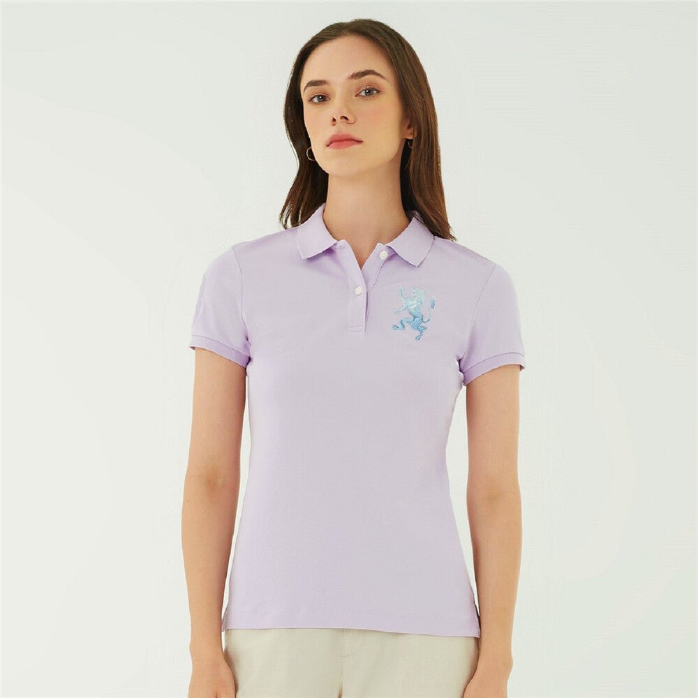 Giordano Women's 3D Lion Polo - Premium Polo
