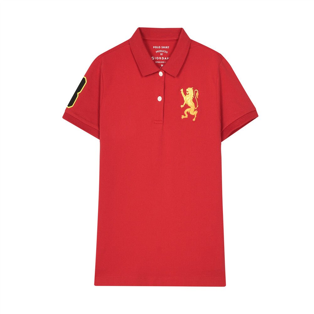 Giordano Women's 3D Lion Polo - Premium Polo