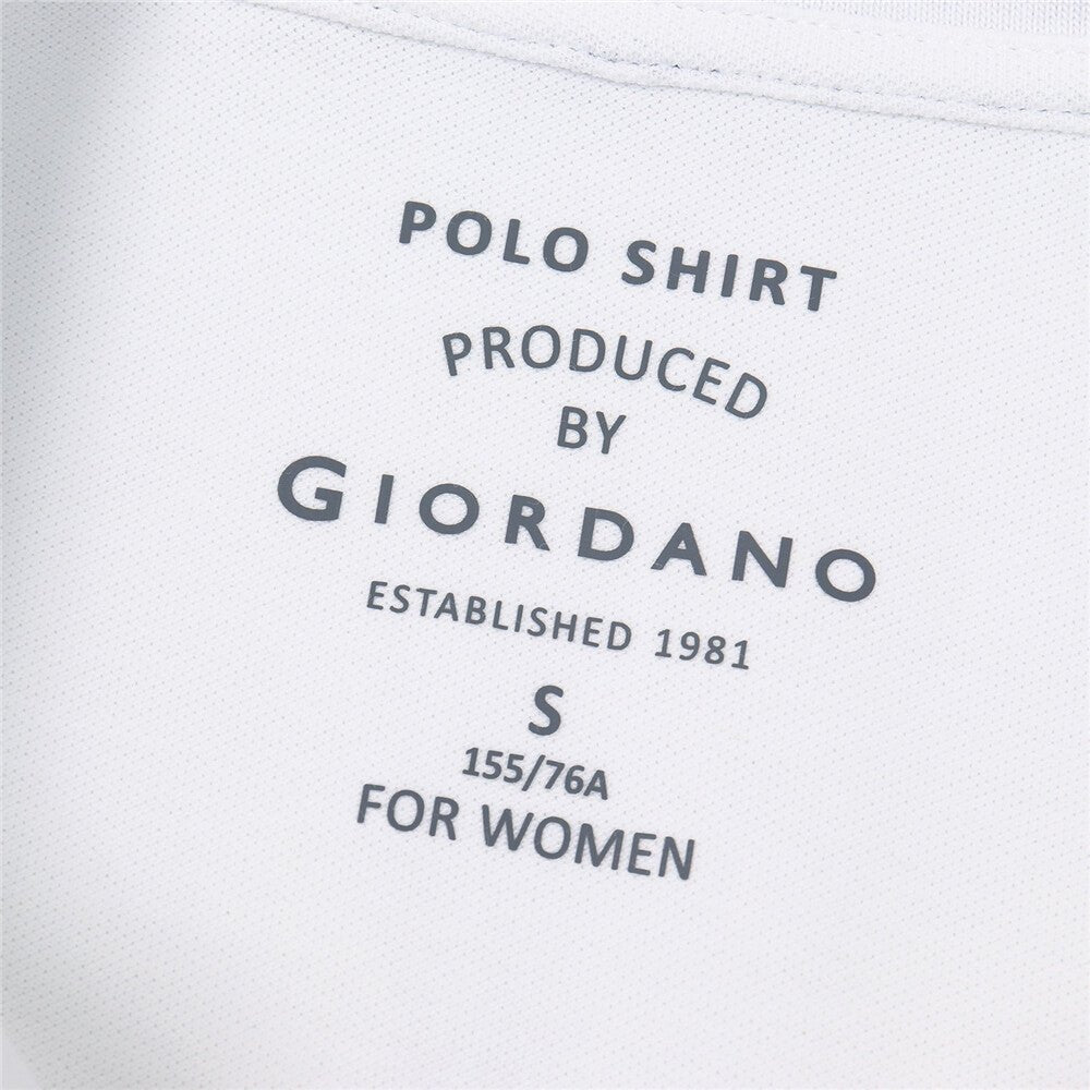 Giordano Women's 3D Lion Polo - Premium Polo