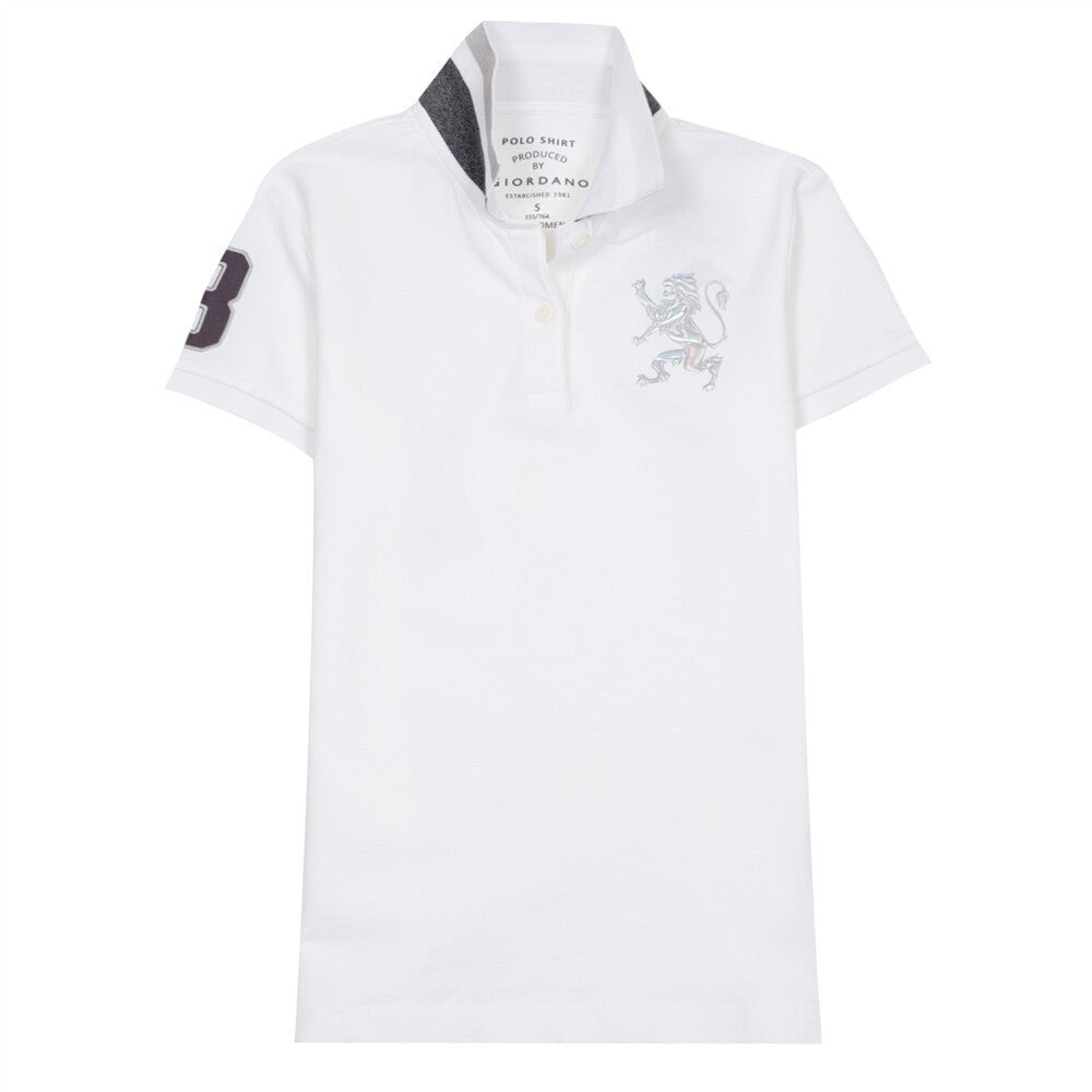 Giordano Women's 3D Lion Polo - Premium Polo