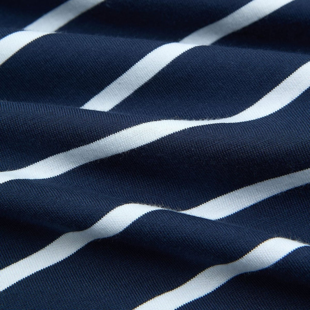 Giordano Women's Boyfriend Fit 90's Recall Striped Tee - first_variant_option_2 Premium Print Tee for Giordano