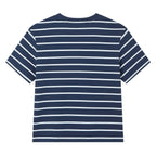 Giordano Women's Boyfriend Fit 90's Recall Striped Tee - first_variant_option_2 Premium Print Tee for Giordano