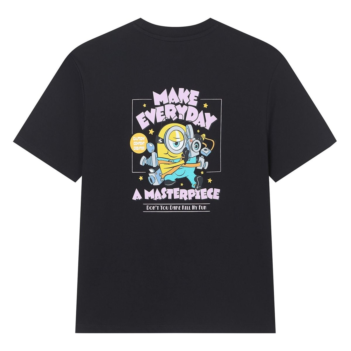 Giordano Women's Boyfriend Minions Graphic Tee - Premium Print Tee