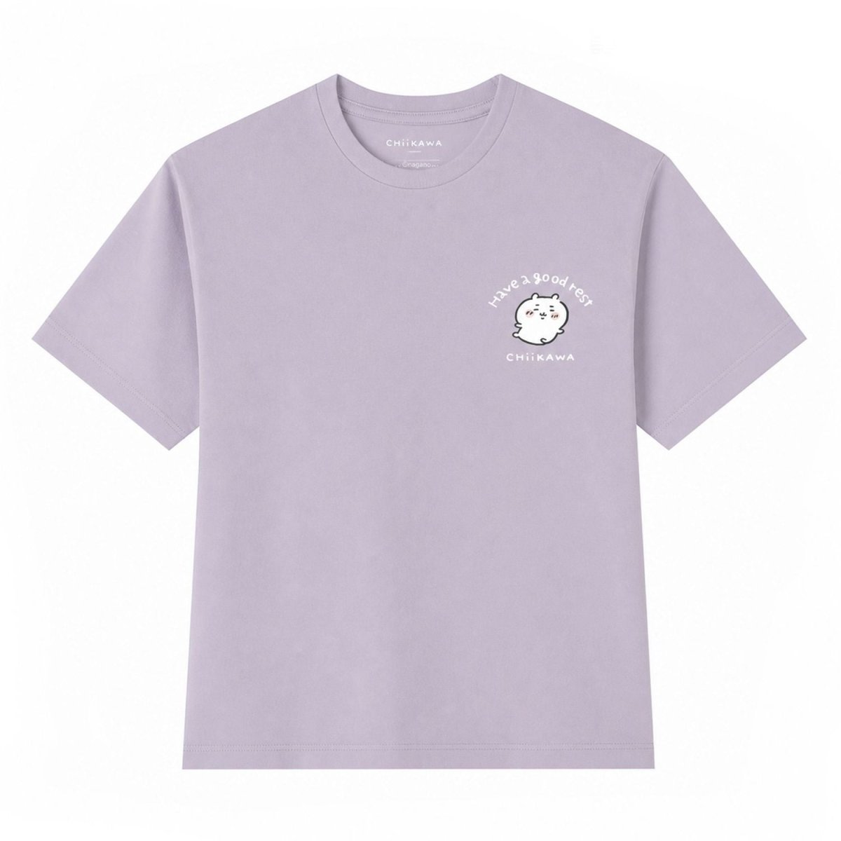 Giordano Women's Chiikawa Orchid Boyfriend Tee - Premium Print Tee