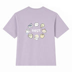 Giordano Women's Chiikawa Orchid Boyfriend Tee - Premium Print Tee