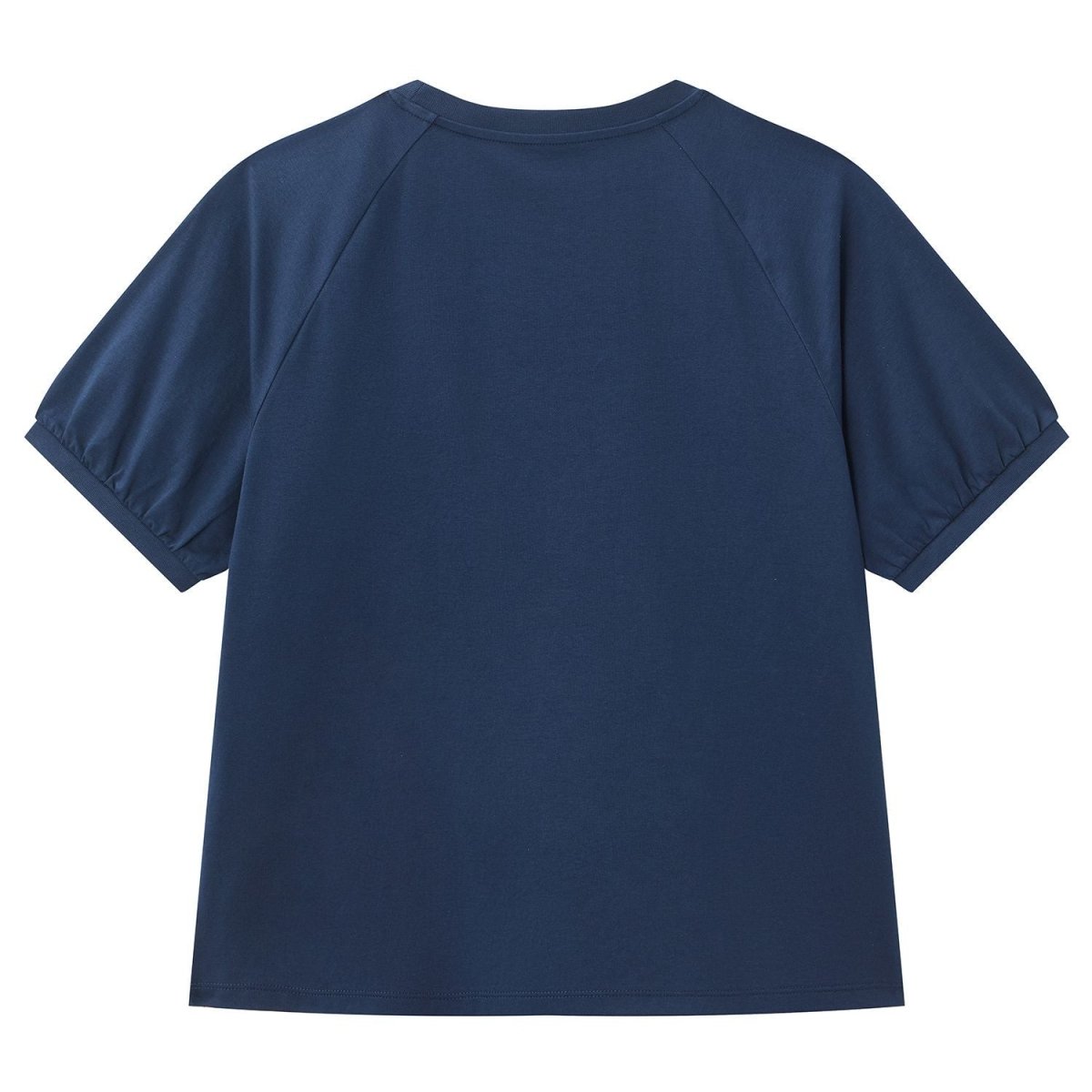 Giordano Women's Chiikawa Raglan Sleeve Navy Boyfriend Graphic Tee - Premium Print Tee