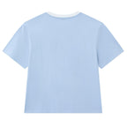 Giordano Women's Chiikawa Subdued Blue Boyfriend Fit Graphic Tee - Premium Print Tee