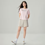 Giordano Women's Chiikawa Zone Out Boyfriend Graphic Tee - Premium Print Tee