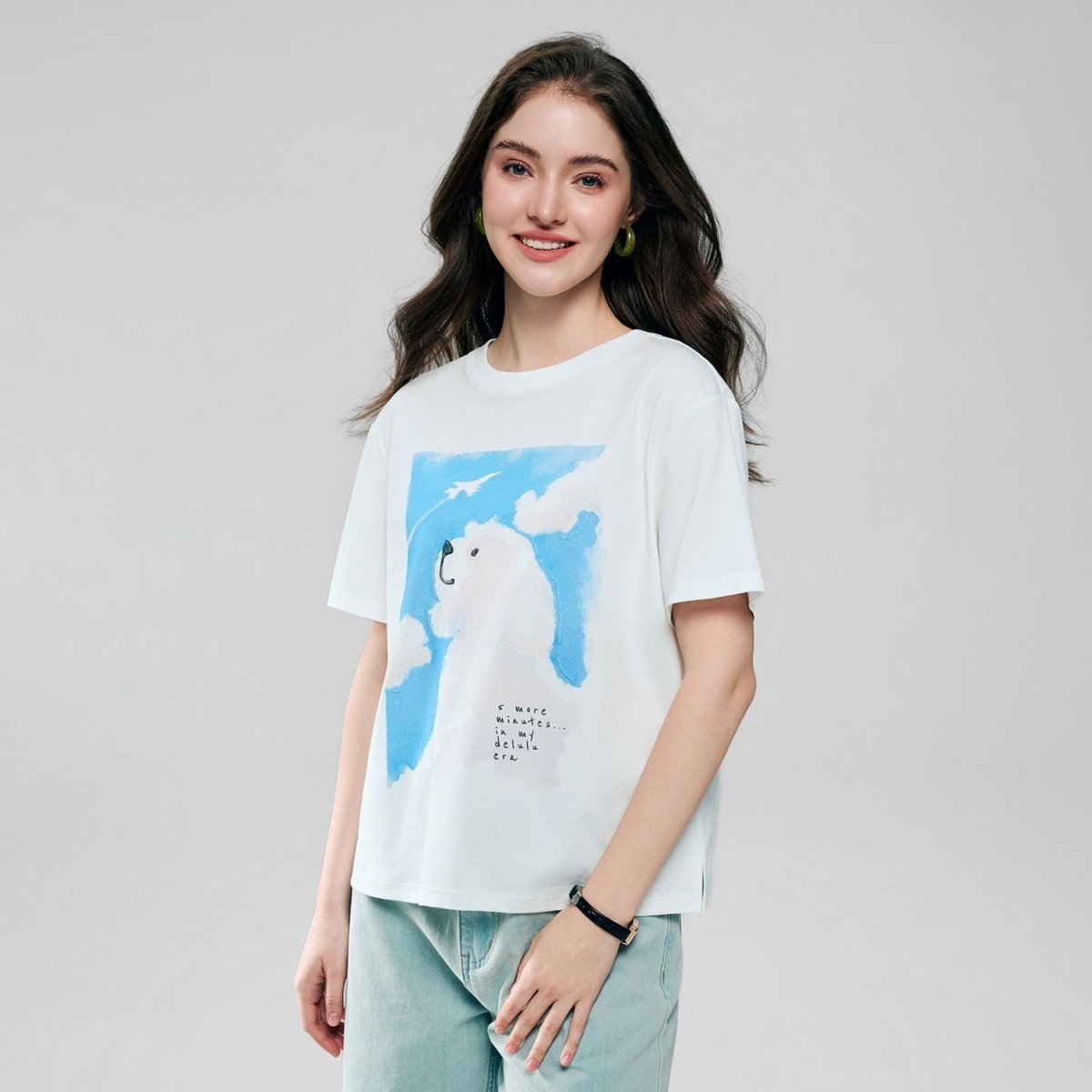 Giordano Women's City Cleanse Print Tee - first_variant_option_2 Premium Print Tee for Giordano