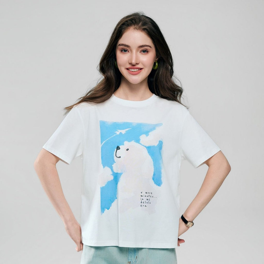 Giordano Women's City Cleanse Print Tee - first_variant_option_2 Premium Print Tee for Giordano