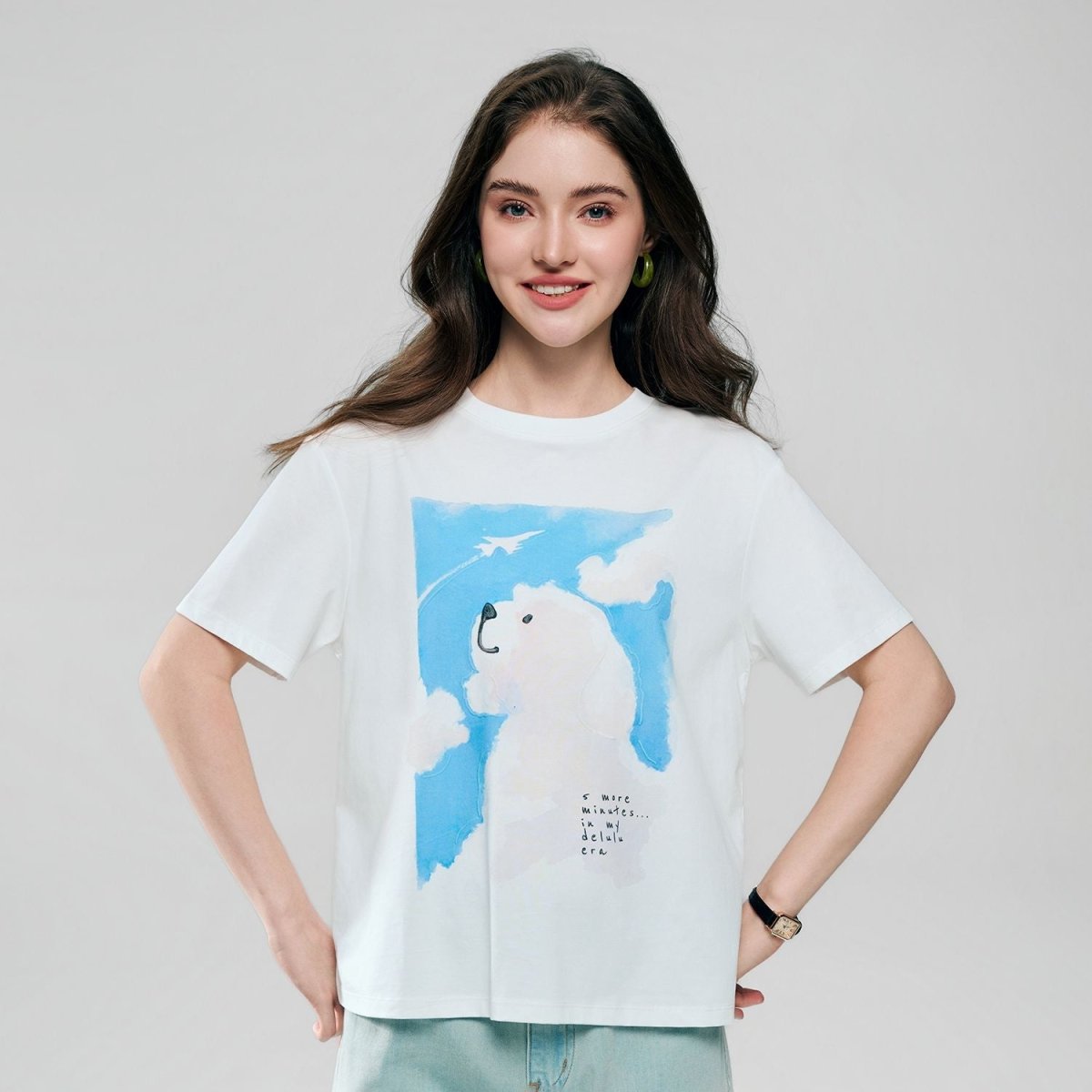 Giordano Women's City Cleanse Print Tee - first_variant_option_2 Premium Print Tee for Giordano