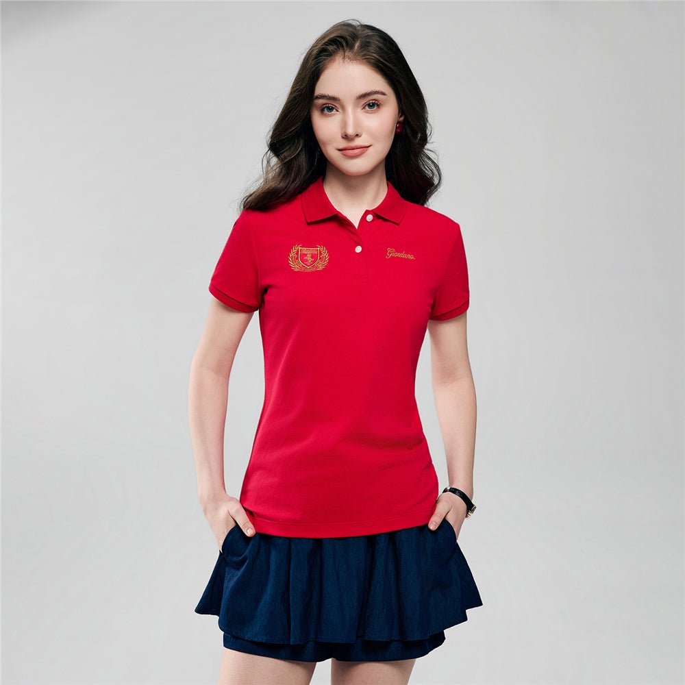 Giordano Women's Classic Slim Fit Club House Polo - first_variant_option_2 Premium Polo for Giordano