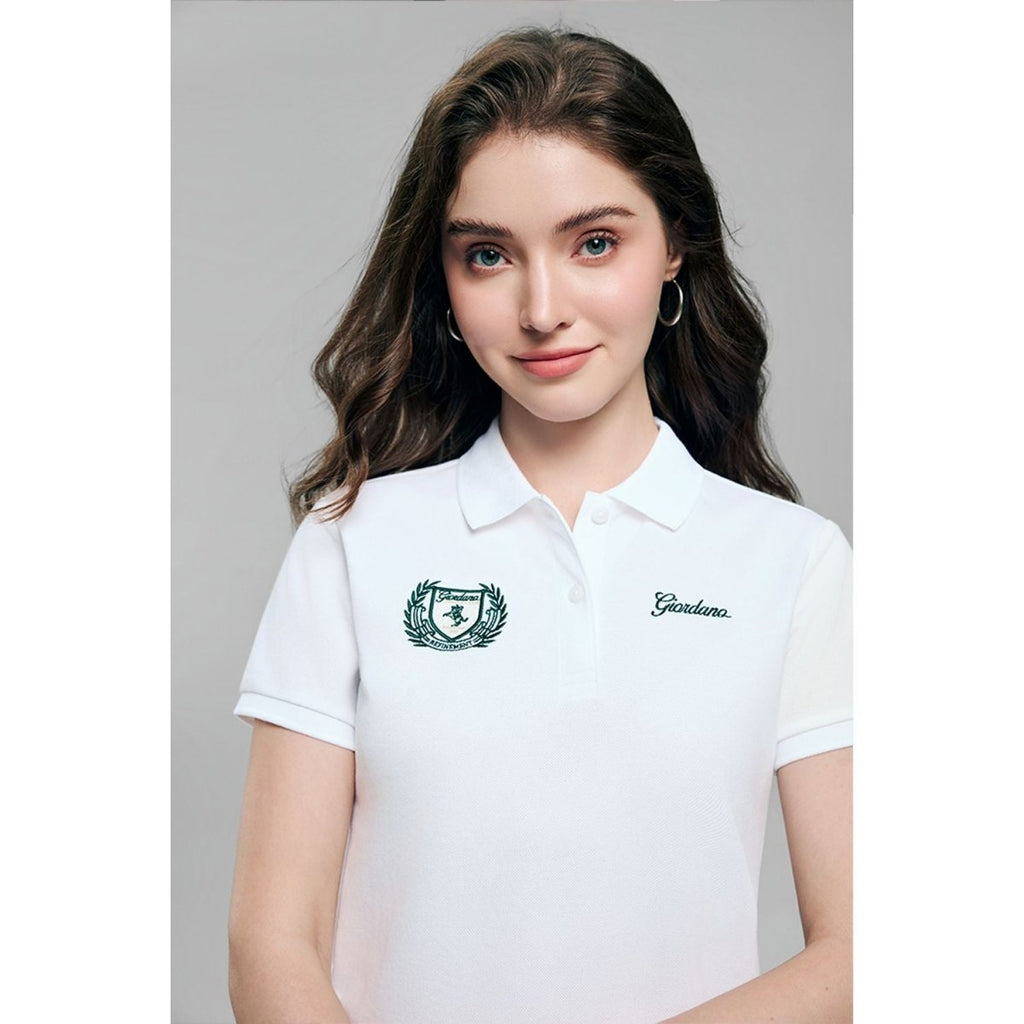 Giordano Women's Classic Slim Fit Club House Polo - first_variant_option_2 Premium Polo for Giordano