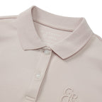 Giordano Women's Classic Slim Fit Embroidery Liquid Touch Solid Polo - Premium Polo