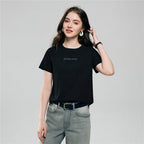 Giordano Women’s Comfort Fit Cotton Crew Neck Printed Tee - first_variant_option_2 Premium Print Tee for Giordano