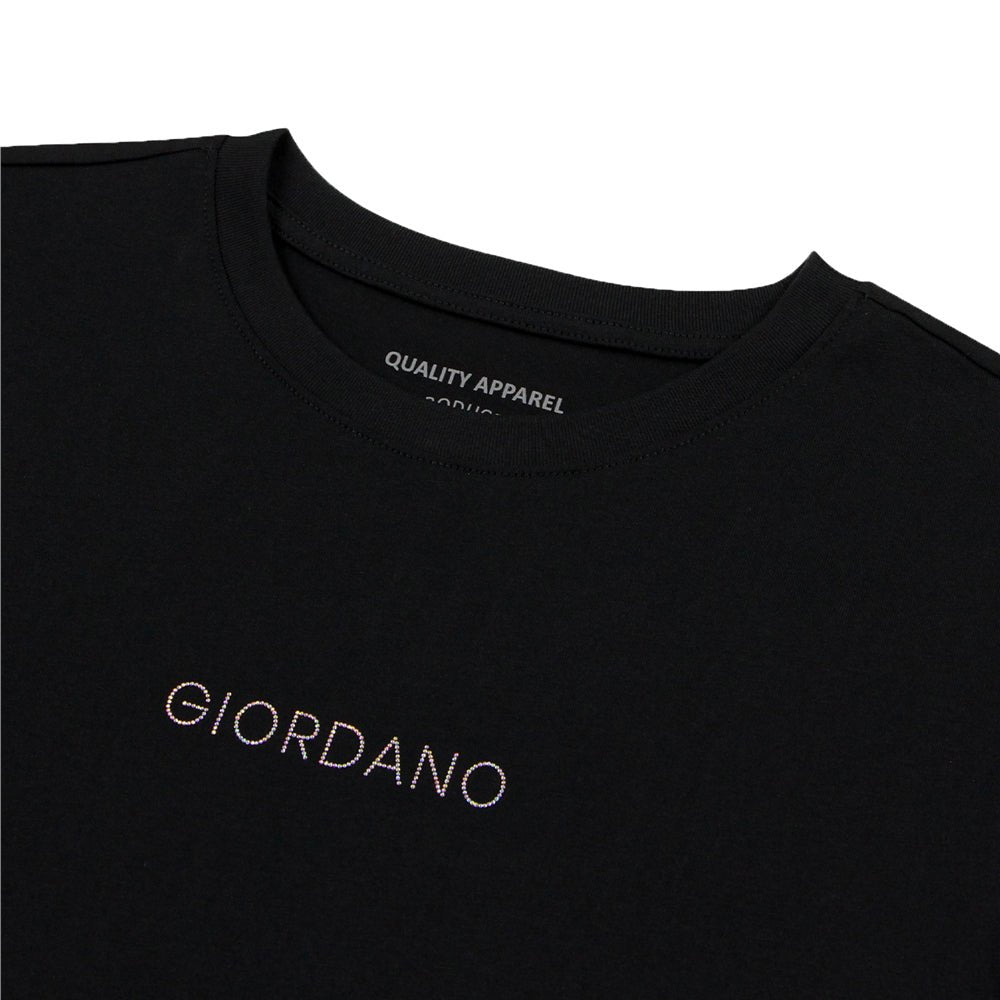 Giordano Women’s Comfort Fit Cotton Crew Neck Printed Tee - first_variant_option_2 Premium Print Tee for Giordano